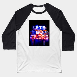 "Lets Go Oilers" Baseball T-Shirt